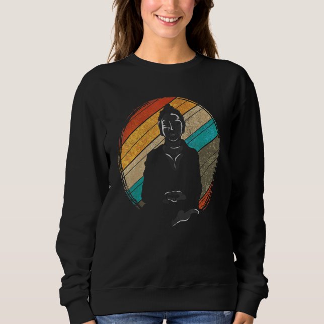 Retro Buddha T Shirt (Framsida)