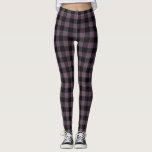 Retro Buffalo Play Tartan Mönster Black Lila  Leggings<br><div class="desc">Retro Buffalo Play Tartan Mönster Lila och Black Leggings</div>