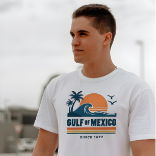 Retro Bukt i Mexiko sedan 1672 White T Shirt