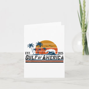 Retro Bukt i USA Est 2025 Beach Summer Kort