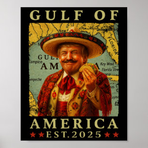 Retro Bukt i USA Mexiko Lustigt Mexiko Mexiko Mexi Poster