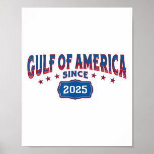 Retro Bukt i USA sedan 2025 USA Flagga Bukt Poster