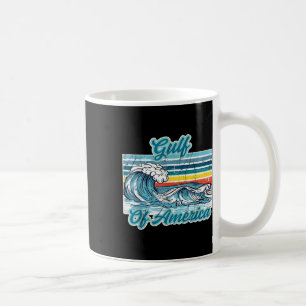 Retro Bukt i USA Wave Mexico Trump Patrio Kaffemugg