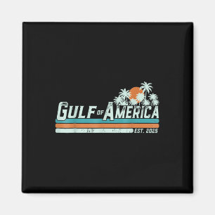 Retro Bukt of US America 2025 American Flagga Bukt Magnet
