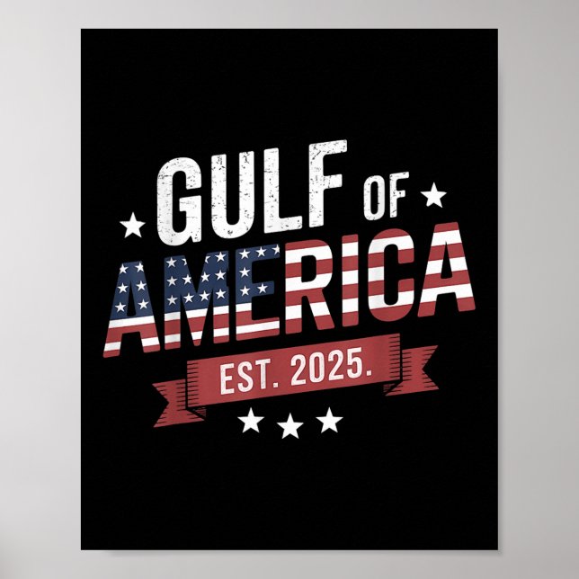 Retro Bukt of US America 2025 American Flagga Mexi Poster (Framsidan)