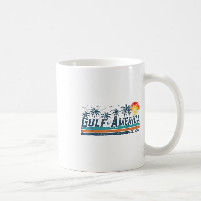 Retro Bukt of US America Est 2025 Bukt Mexiko Kaffemugg (Höger)