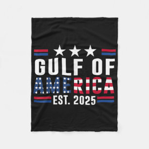 Retro Bukt of USA America 2025 American Flagga Fleecefilt