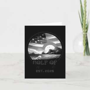 Retro Bukt of USA Amerika 2025 Amerikanska Flagga Kort