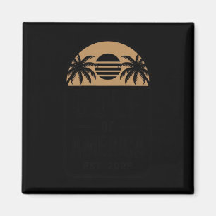 Retro Bukt of USA Amerika Est 2025 Bukt Mexiko Lon Magnet
