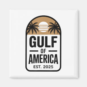 Retro Bukt of USA Amerika Est 2025 Bukt Mexiko Magnet