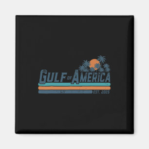 Retro Bukt of USA Amerika Est 2025 Bukt of Mexico Magnet