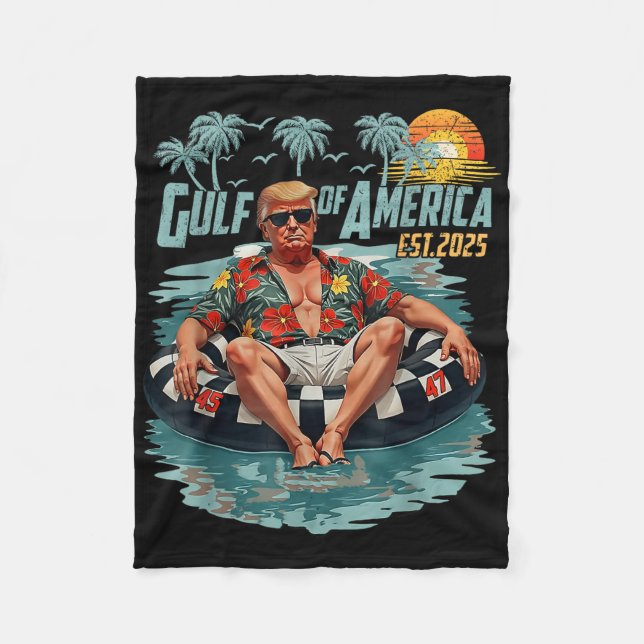 Retro Bukt of USA Est 2025 American Bukt U Fleecefilt (Framsidan)