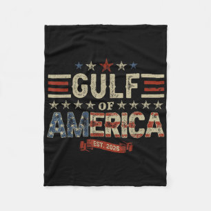 Retro Bukt of USA Est 2025 American Flagga G Fleecefilt