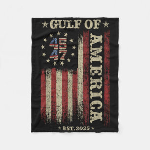 Retro Bukt of USA Est 2025 American Flagga G Fleecefilt
