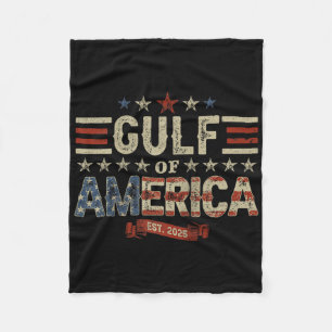 Retro Bukt of USA Est 2025 American Flagga G Fleecefilt