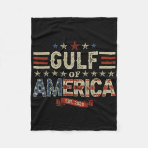 Retro Bukt of USA Est 2025 American Flagga G Fleecefilt