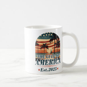 Retro Bukt of USA Est 2025 American Flagga G Kaffemugg