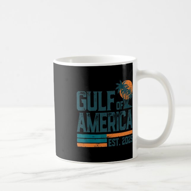 Retro Bukt of USA Est 2025 American Flagga G Kaffemugg (Höger)