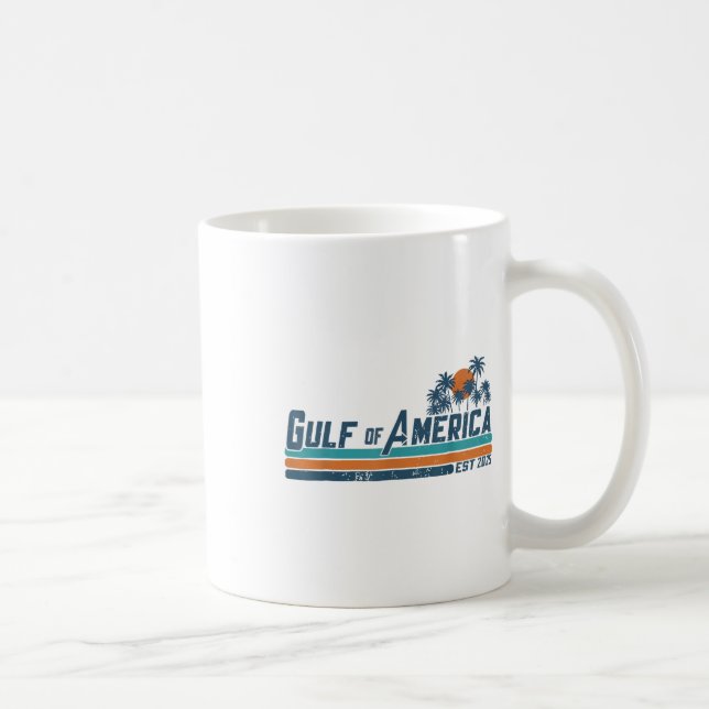 Retro Bukt of USA Est 2025 American Flagga G Kaffemugg (Höger)