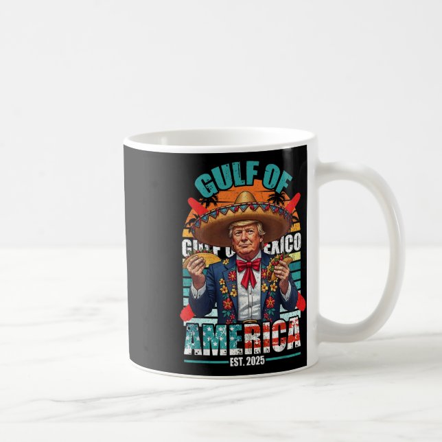 Retro Bukt of USA Est 2025 American Flagga G Kaffemugg (Höger)
