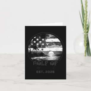 Retro Bukt of USA Est 2025 American Flagga G Kort
