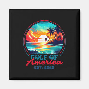 Retro Bukt of USA Est 2025 American Flagga G Magnet