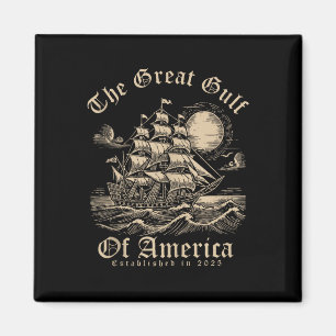 Retro Bukt of USA Est 2025 American Flagga G Magnet