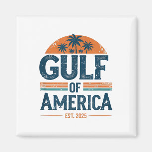 Retro Bukt of USA Est 2025 American Flagga G Magnet