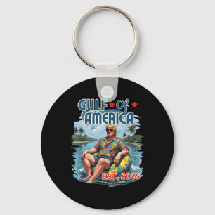 Retro Bukt of USA Est 2025 American Flagga G Nyckelring