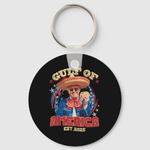 Retro Bukt of USA Est 2025 American Flagga G Nyckelring