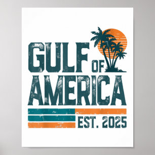 Retro Bukt of USA Est 2025 American Flagga G Poster