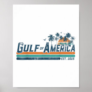 Retro Bukt of USA Est 2025 American Flagga G Poster