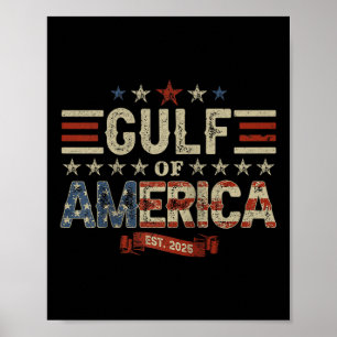 Retro Bukt of USA Est 2025 American Flagga G Poster
