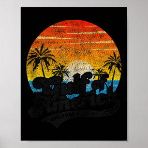 Retro Bukt of USA Est 2025 American Flagga G Poster