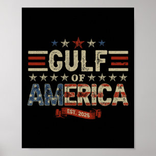 Retro Bukt of USA Est 2025 American Flagga G Poster