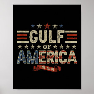Retro Bukt of USA Est 2025 American Flagga G Poster