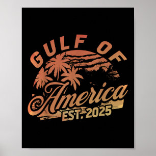Retro Bukt of USA Est 2025 American Flagga G Poster