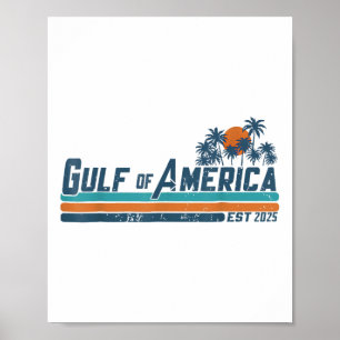 Retro Bukt of USA Est 2025 American Flagga G Poster