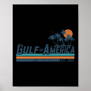 Retro Bukt of USA Est 2025 American Flagga G Poster