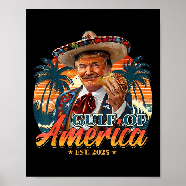 Retro Bukt of USA Est 2025 American Flagga G Poster (Framsidan)