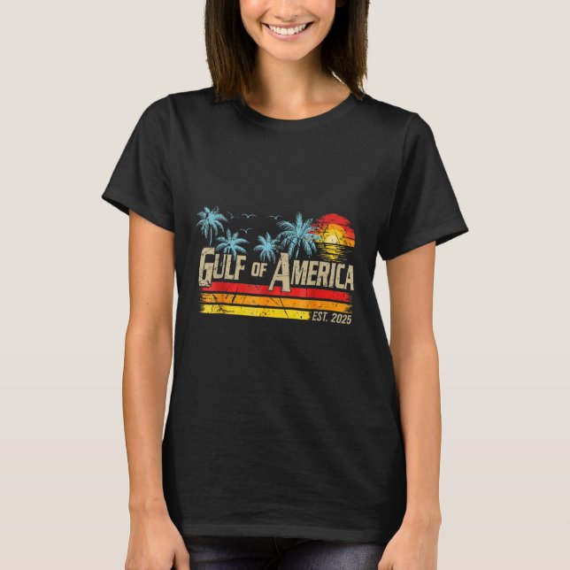 Retro Bukt of USA Est 2025 American Flagga G T Shirt (Framsida)