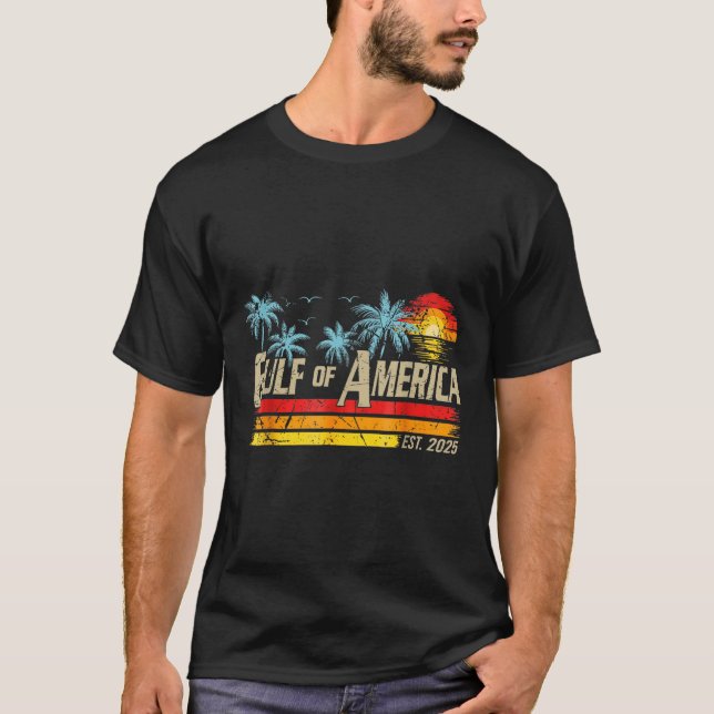 Retro Bukt of USA Est 2025 American Flagga G T Shirt (Framsida)