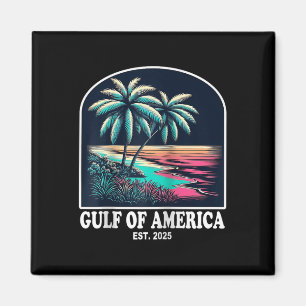 Retro Bukt of USA Est 2025 American Flagga J Magnet