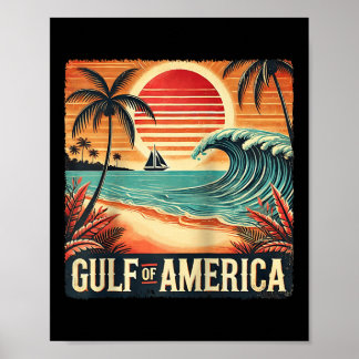 Retro Bukt of USA Est 2025 American Flagga J Poster