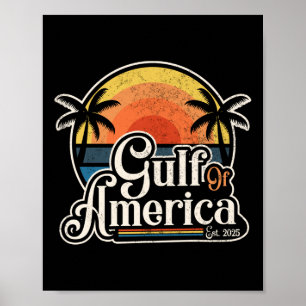 Retro Bukt of USA Est 2025 American Flagga L Poster