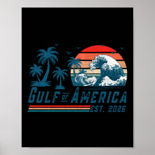 Retro Bukt of USA Est 2025 American Flagga L Poster