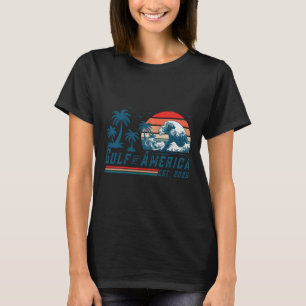 Retro Bukt of USA Est 2025 American Flagga L T Shirt