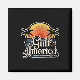 Retro Bukt of USA Est 2025 American Flagga T Magnet