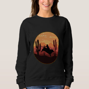 Retro Bull Riding Cowboy Vintage Bull Rodeo T Shirt
