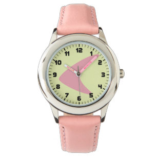 Retro bumerangklocka för flickor armbandsur